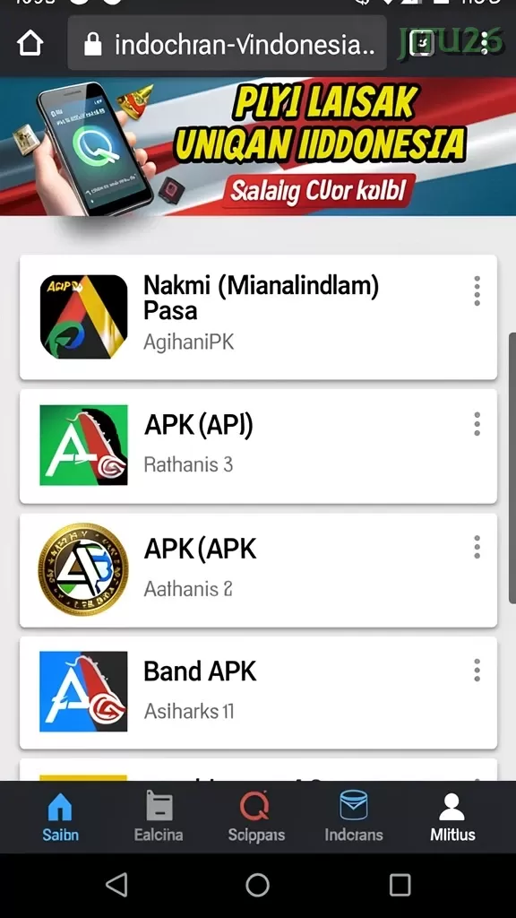 Cuplikan layar DEPO89 — pengaturan akun