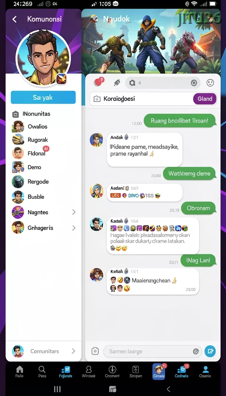 Cuplikan layar MERDEKA138 — halaman utama